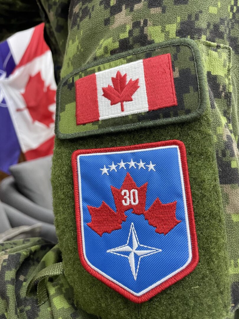 Patch design for the Canadian Army, designed by College for Arts and Technology Graphic & Web Design Grad, David Fenoulhet. 