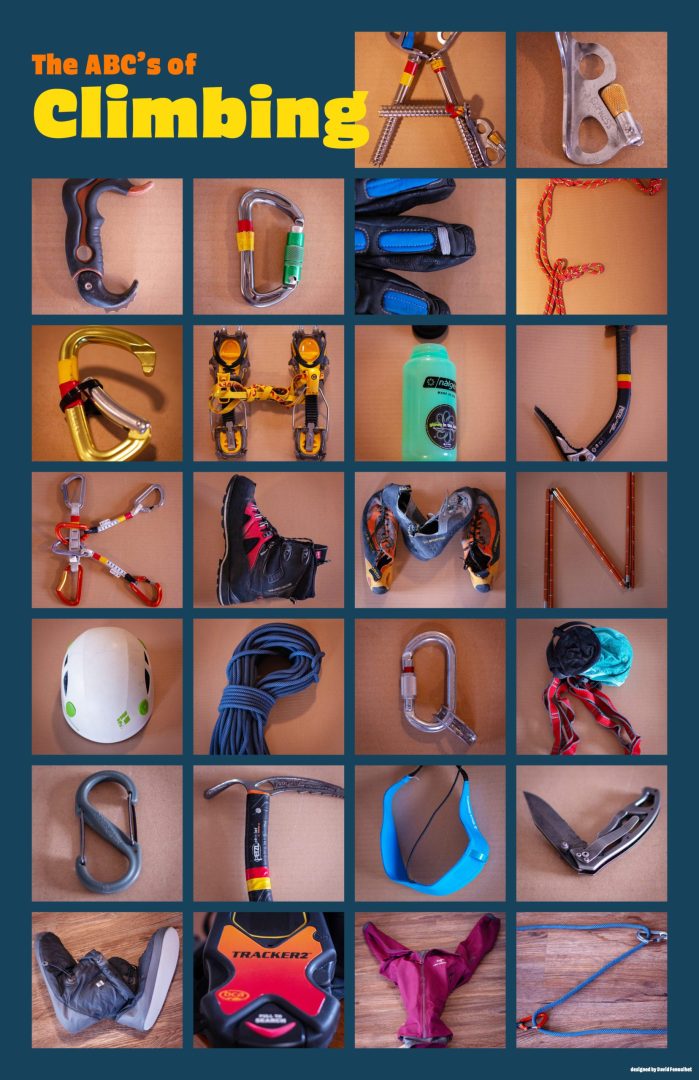 The art of climbing poster.